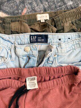 Women's Pants Bundle – 3 Pairs | Gap, PINK, PacSun | Size XS/0